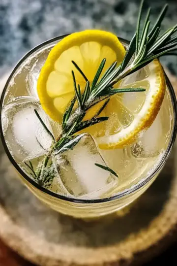 Elderflower Winter Gin Cocktail