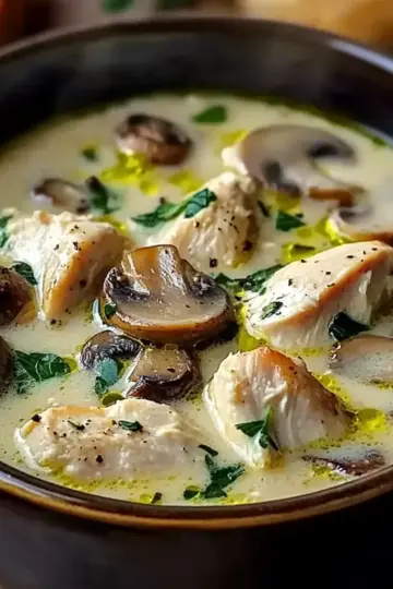 Rotisserie Chicken Mushroom Soup