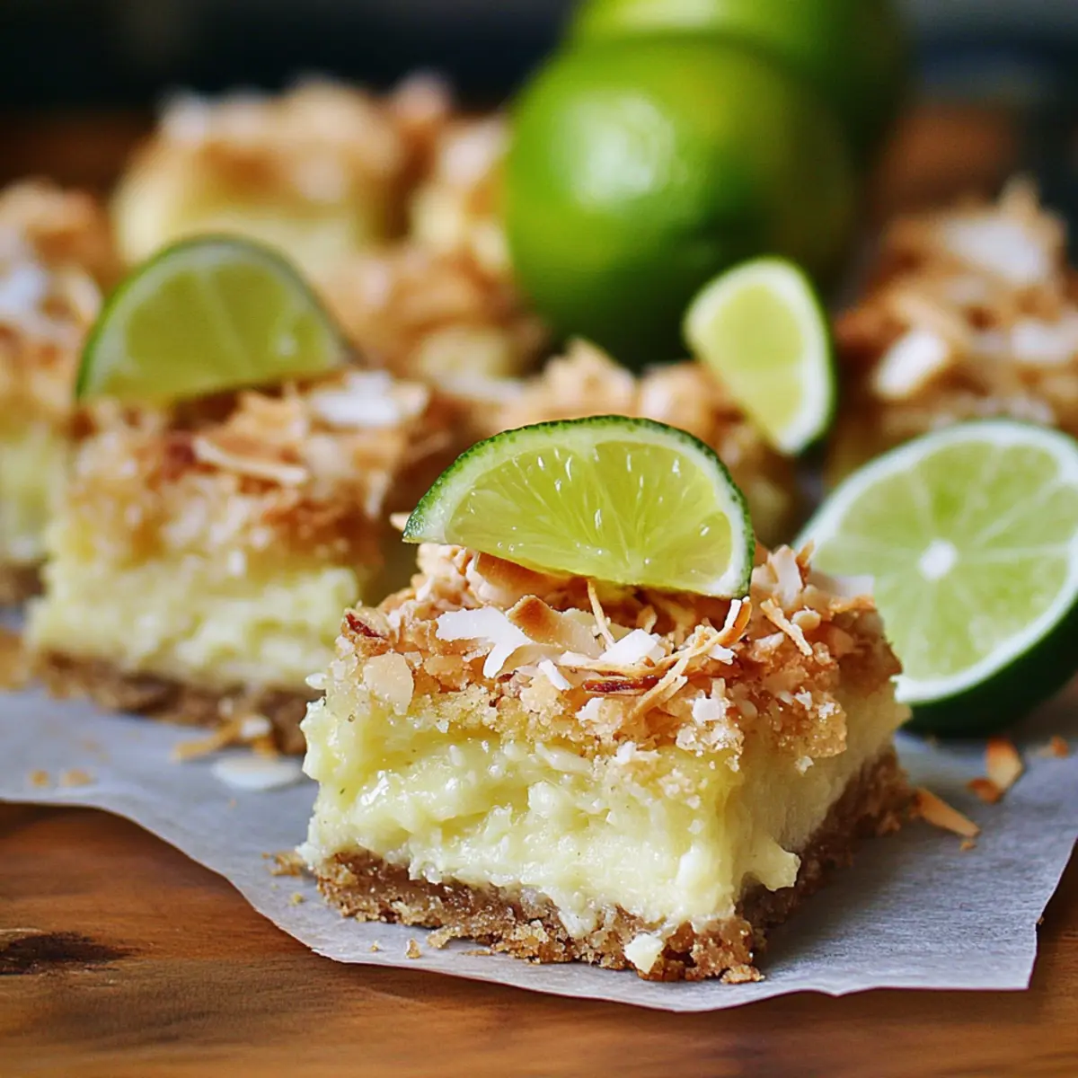 Coconut Lime Bars