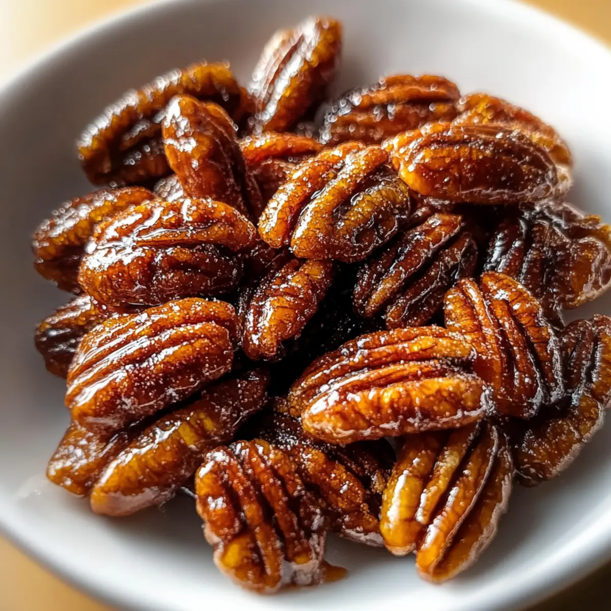 Crockpot Fireball Whisky Candied Pecans