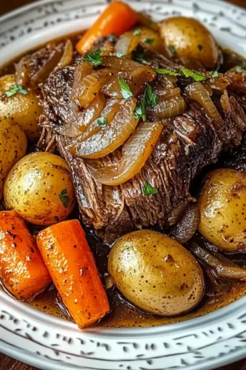 Savory French Onion Pot Roast