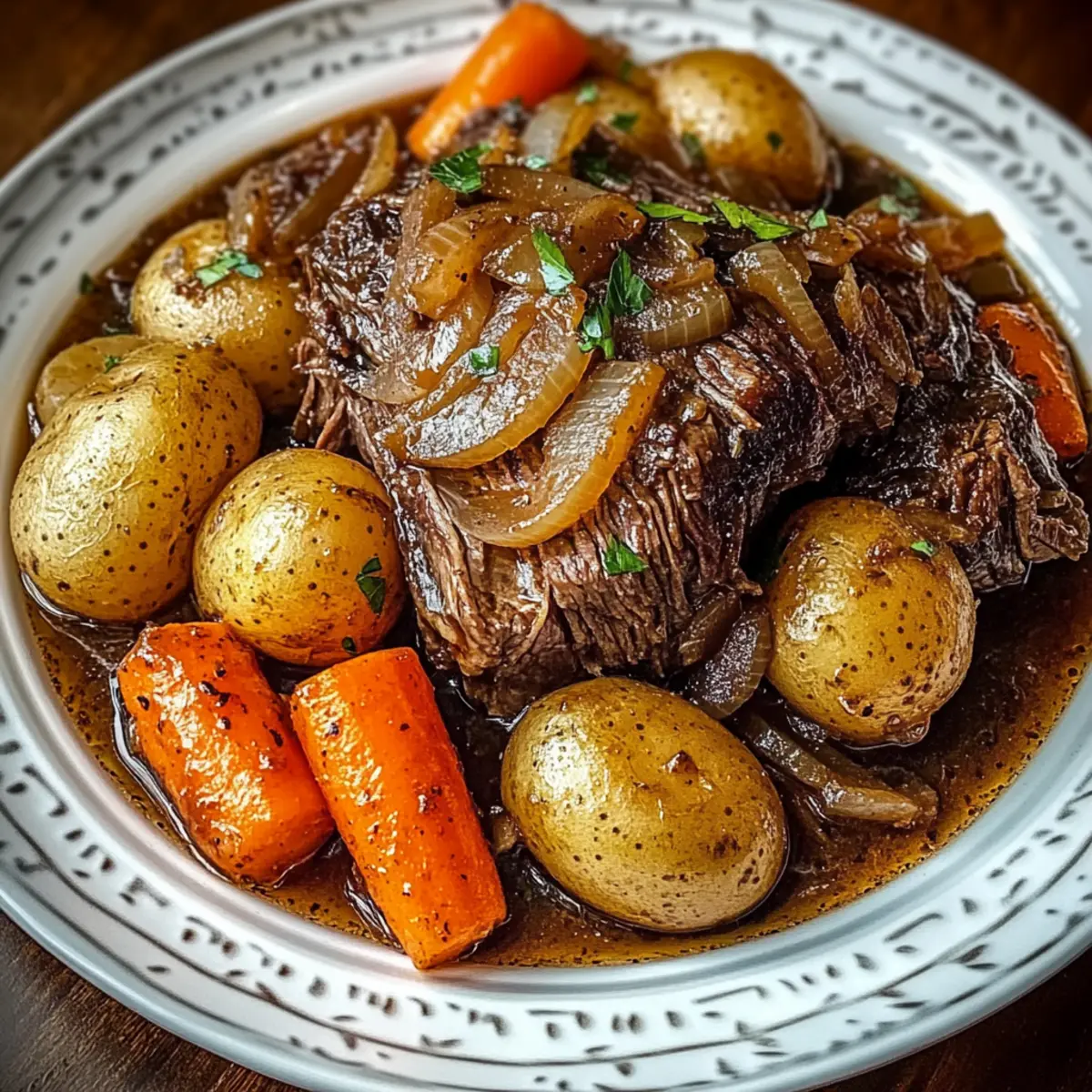 Savory French Onion Pot Roast