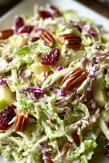 Apple Cranberry Coleslaw