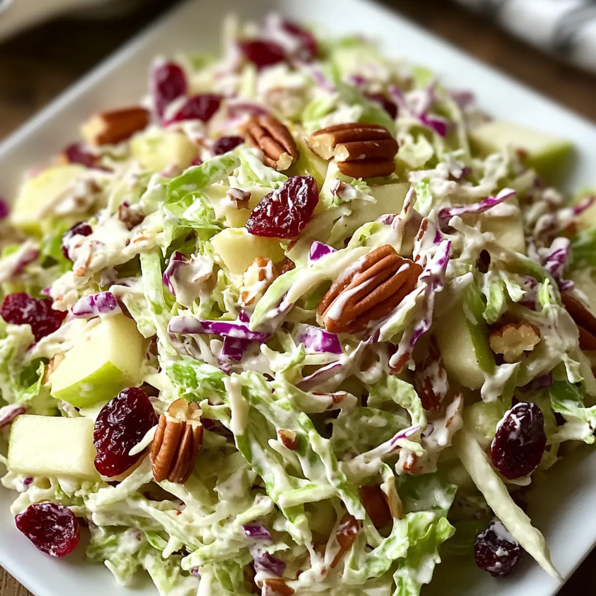 Apple Cranberry Coleslaw