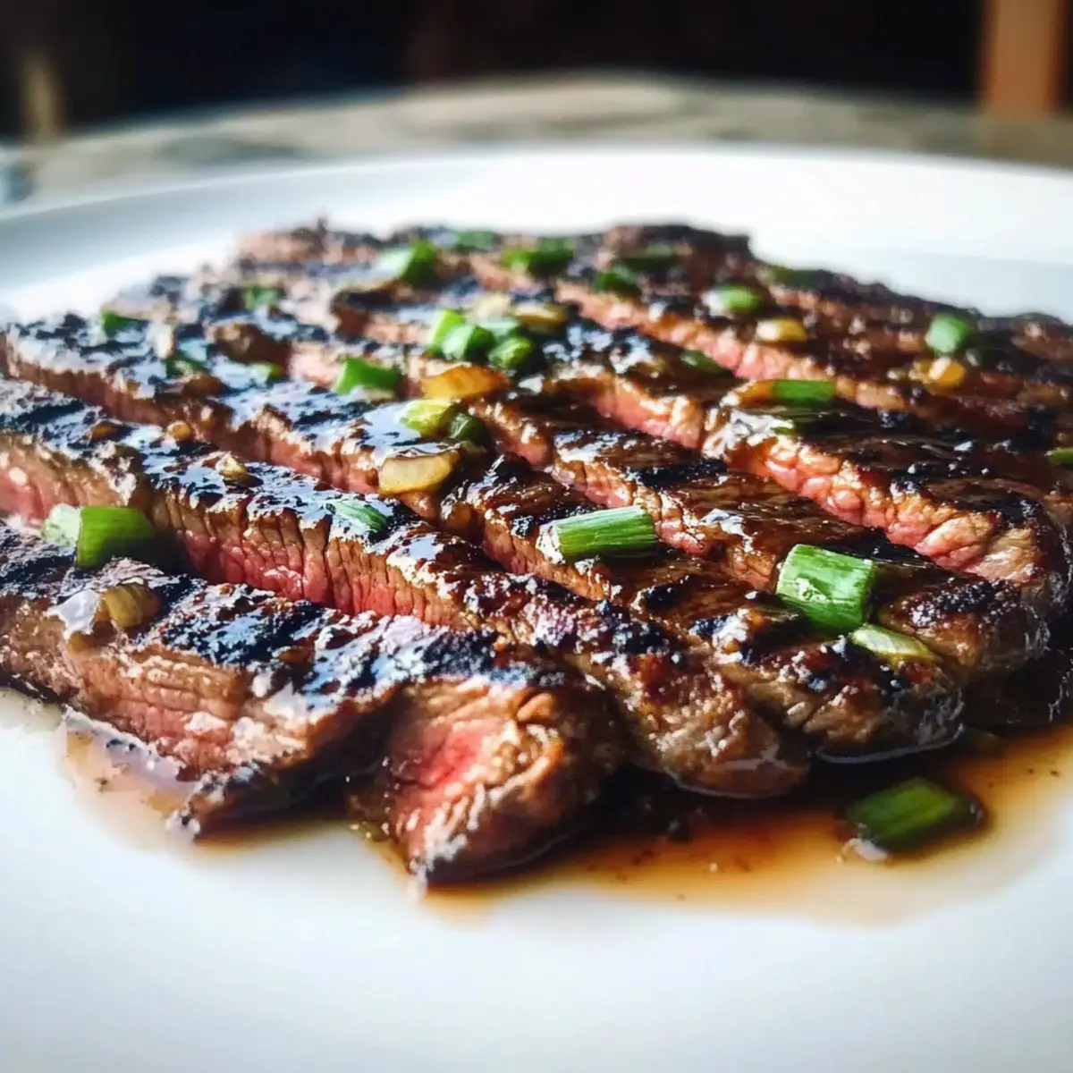 Honey-Garlic Grilled Skirt Steak