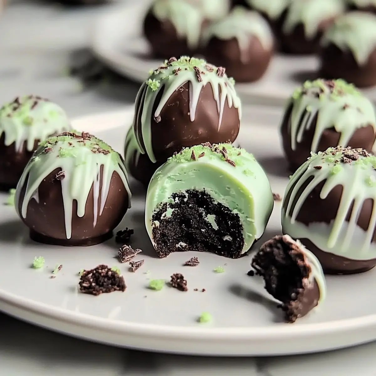 Mint Oreo Truffles