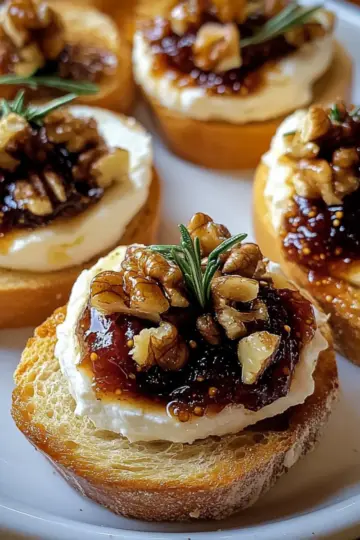 Goat Cheese Fig Jam Appetizer
