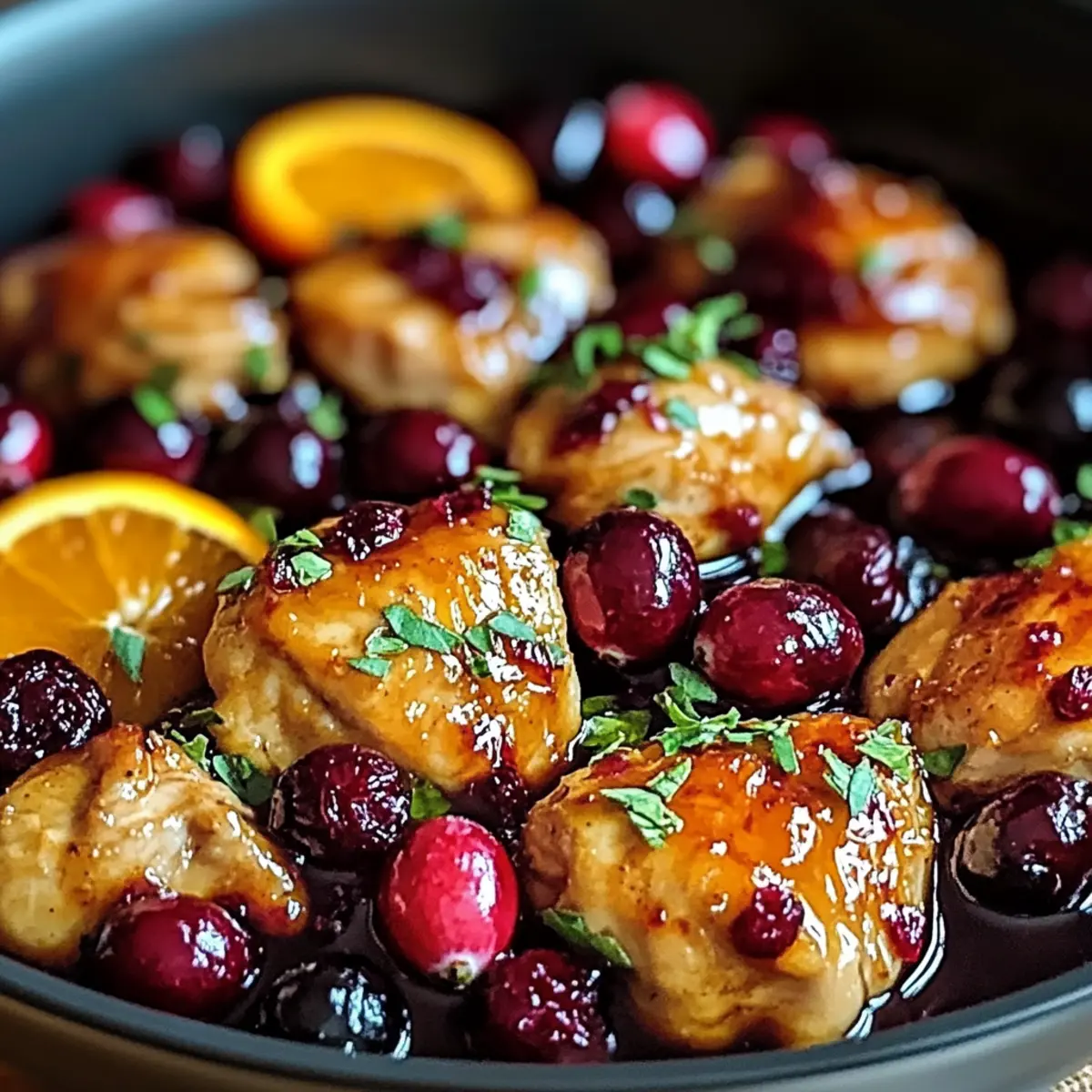 Cranberry Orange Chicken