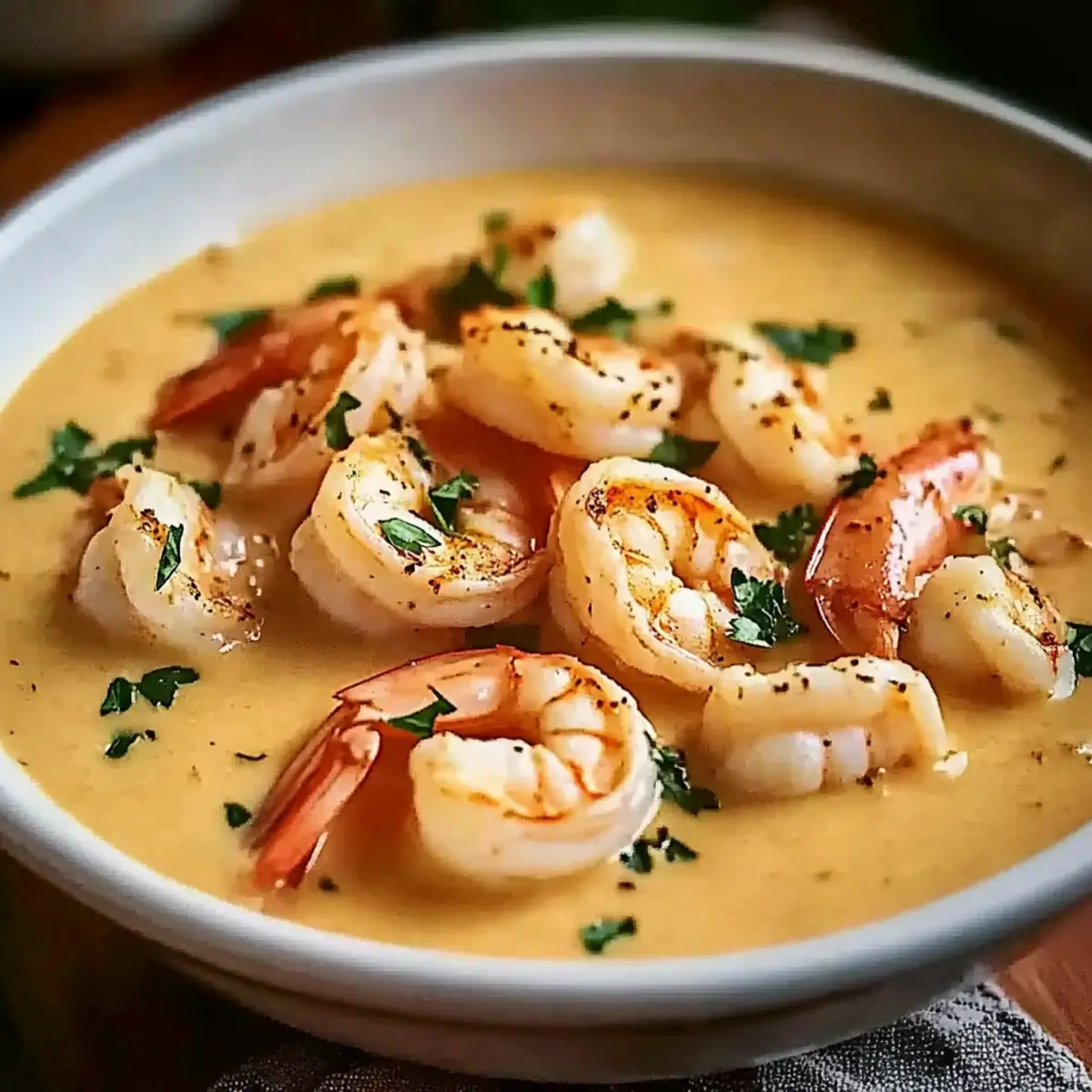 Crab and Shrimp Seafood Bisque: