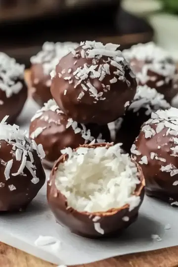 3 Ingredient Coconut Truffles