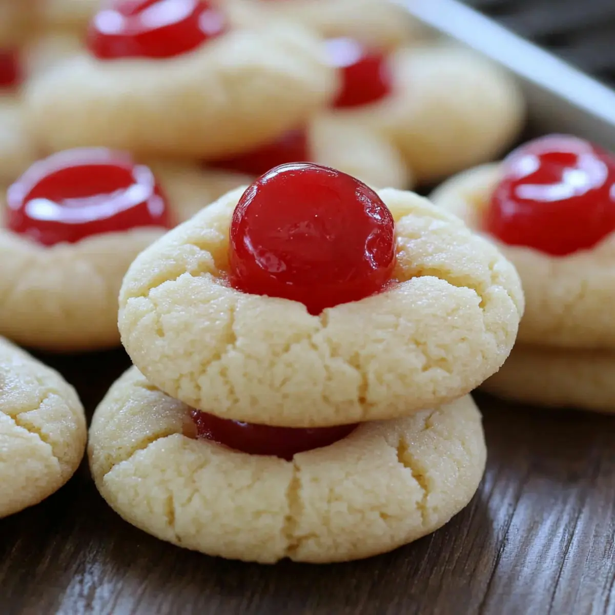 Almond Cherry Cookies