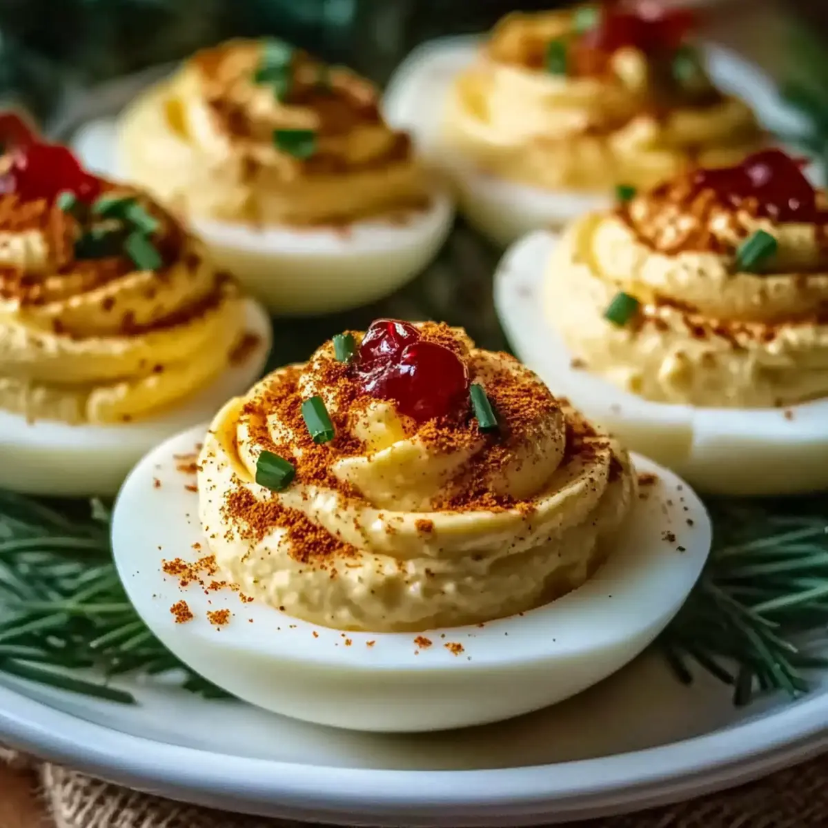 Christmas Deviled Eggs