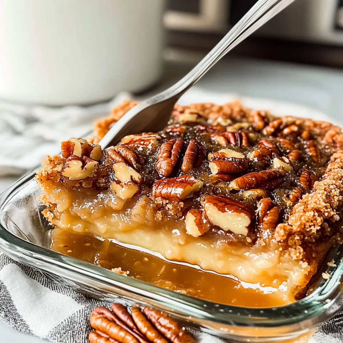 Pecan Pie Dump Cake