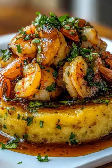 Garlic Shrimp Mofongo