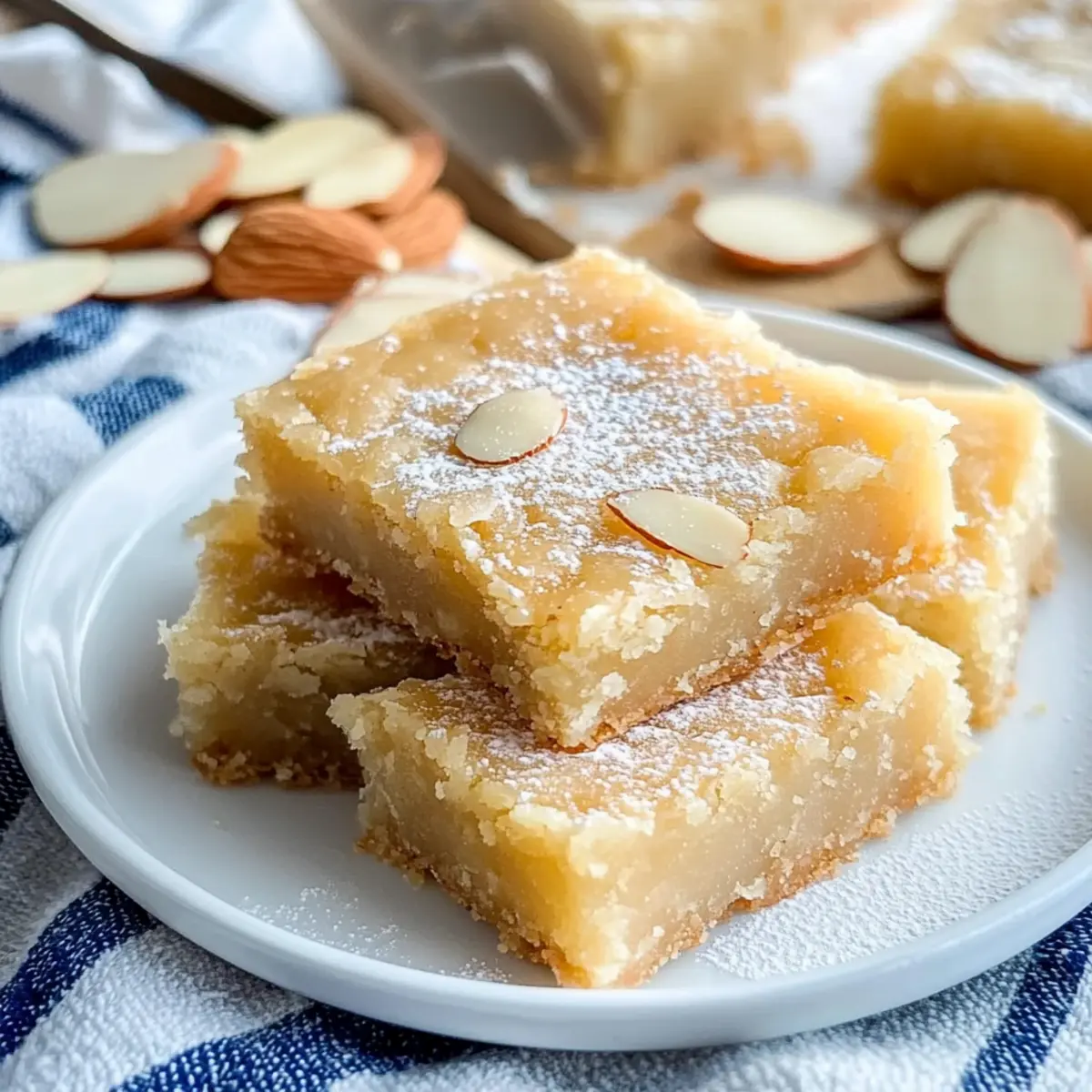 Almond Banket Bars