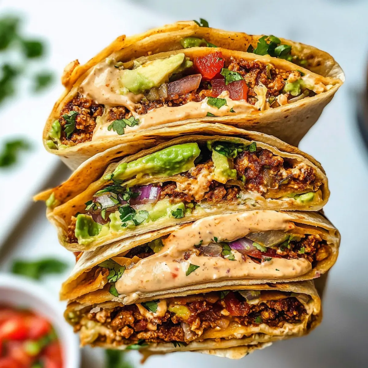 Vegan Crunchwrap Supreme