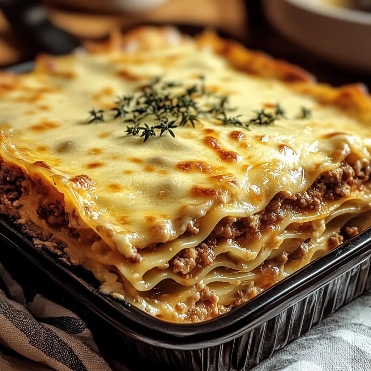 Lasagna with Béchamel Sauce