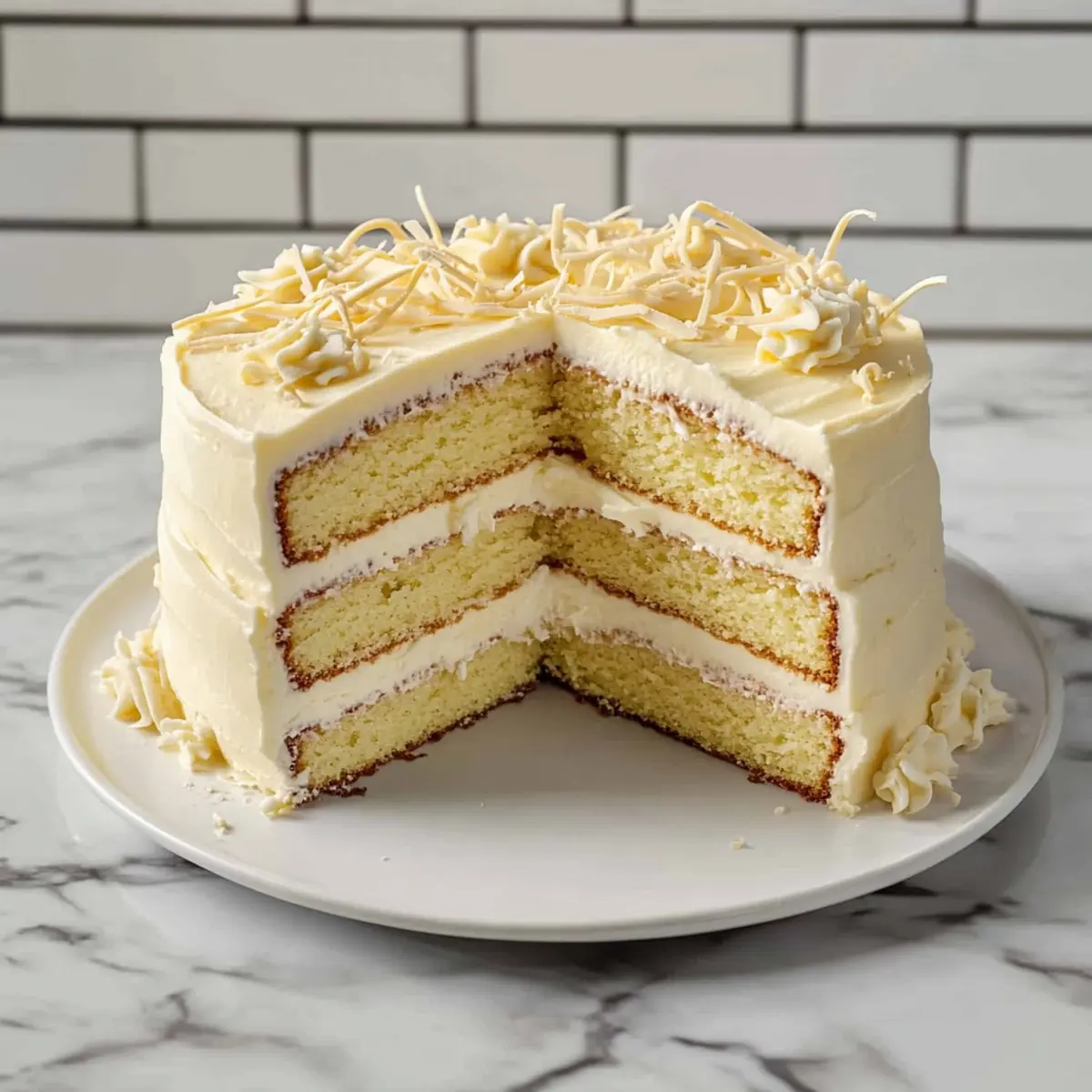 White Chocolate Mud Cake