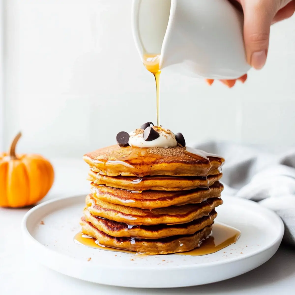 Oatmeal Pumpkin Pancakes
