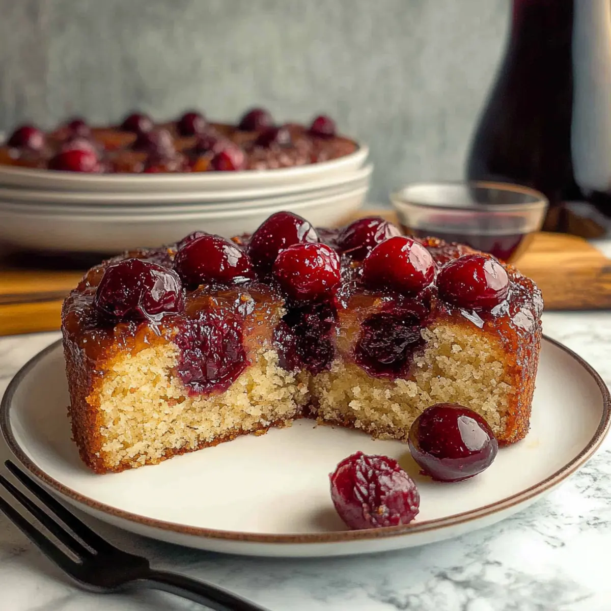 Cherry Amaretto Cake