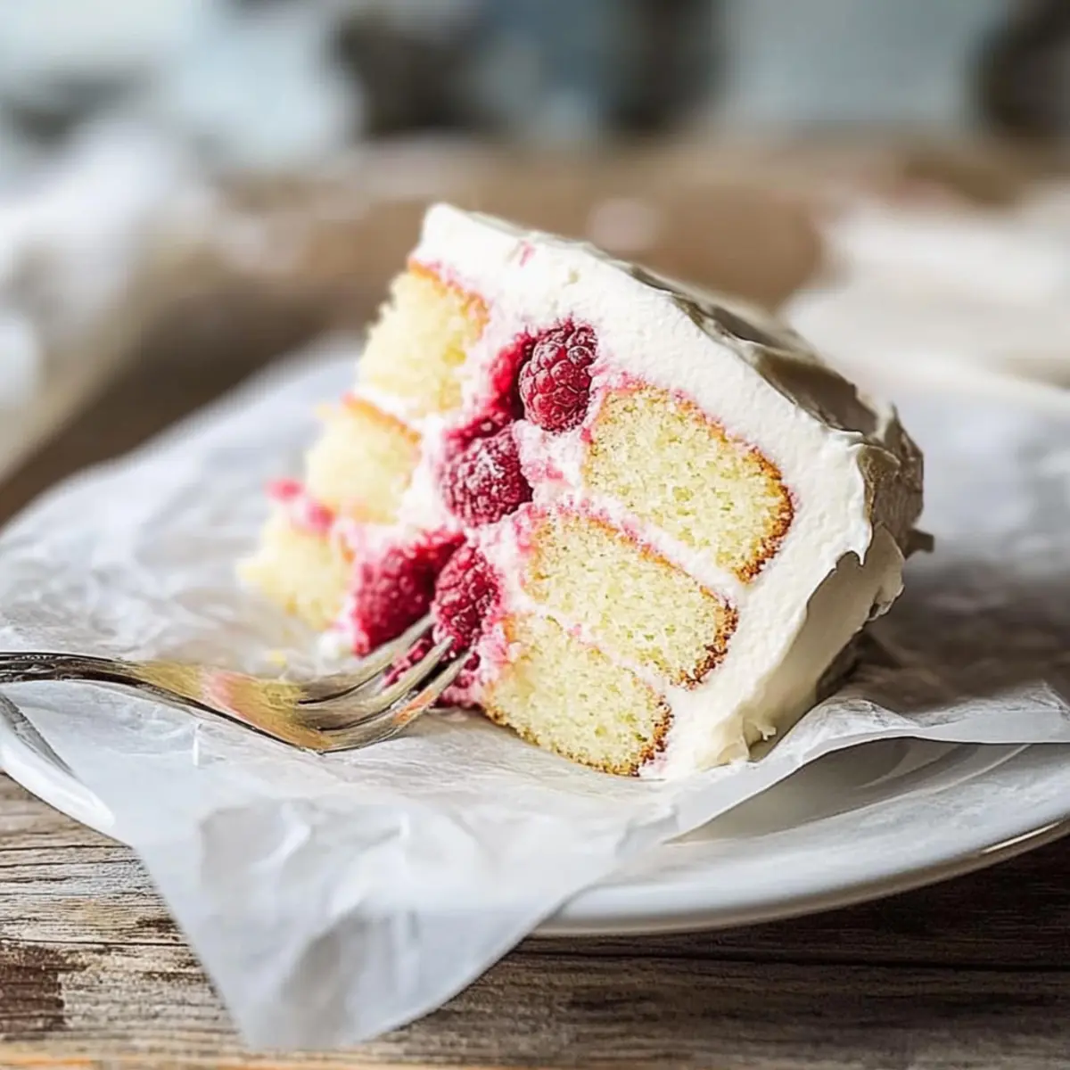 Raspberry Cake with Lemon Buttercream