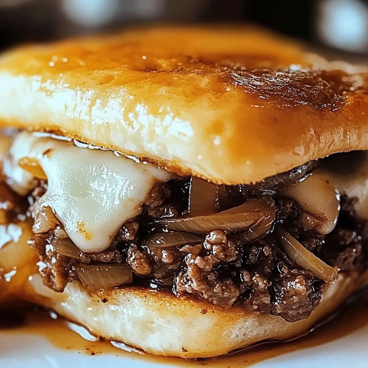 Onion Beef Sloppy Joes