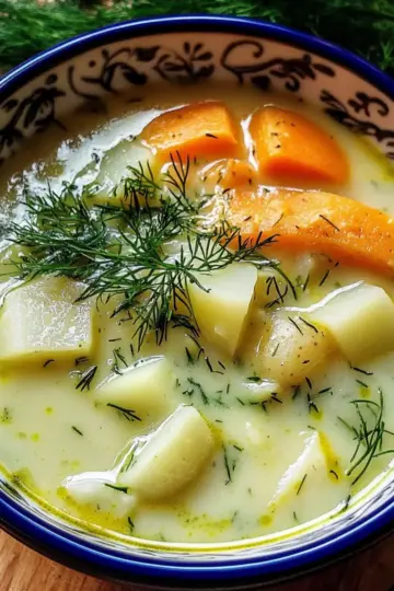 Creamy Potato & Dill Soup