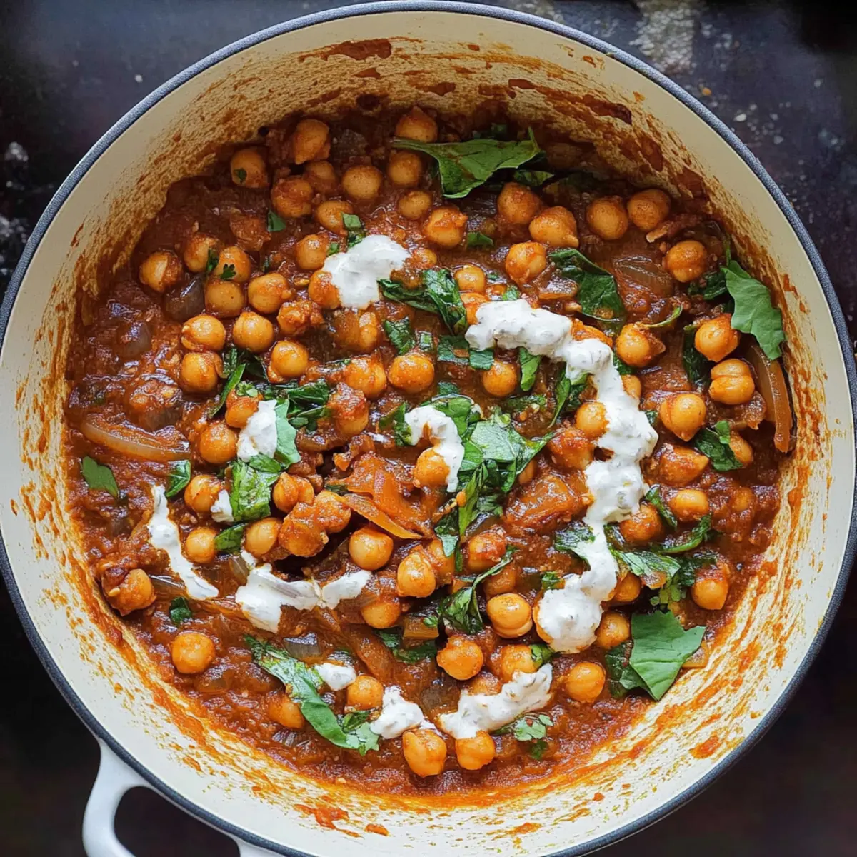 One-Pan Harissa Chickpeas