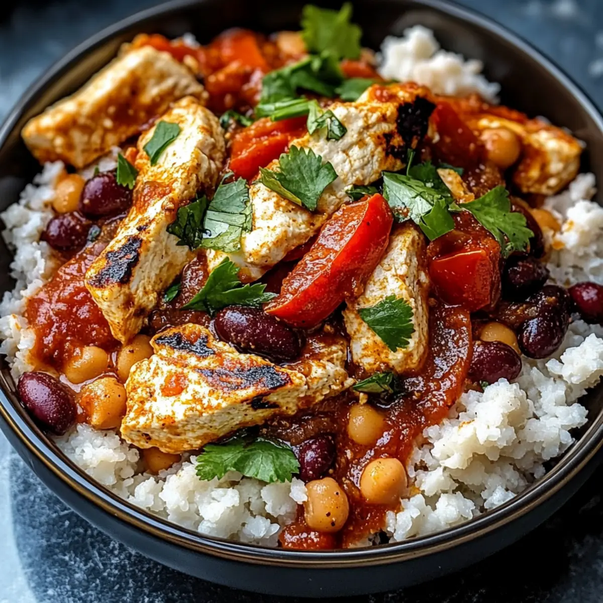 Chicken with Crispy Feta & Vinaigrette