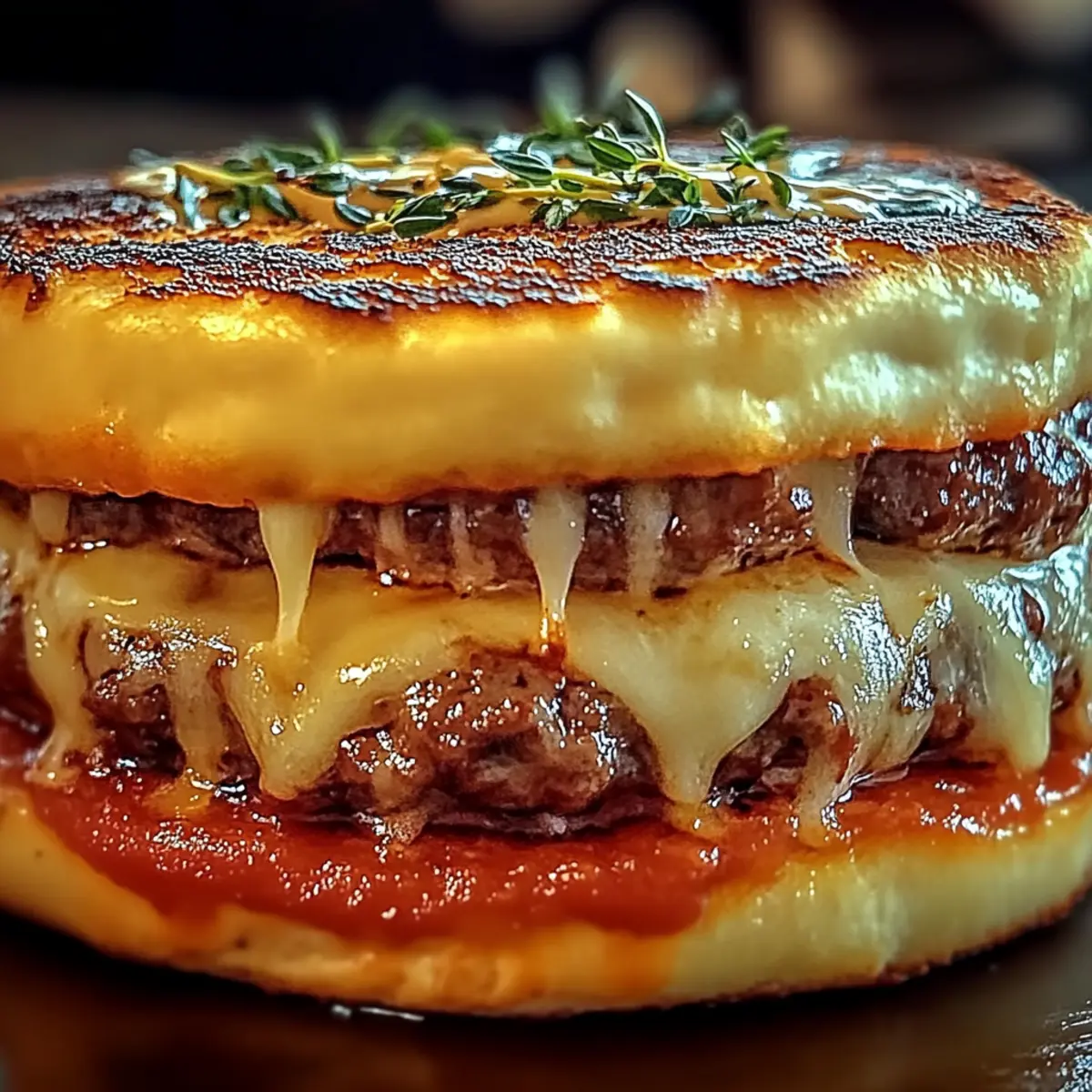 Old School Pizza Burgers