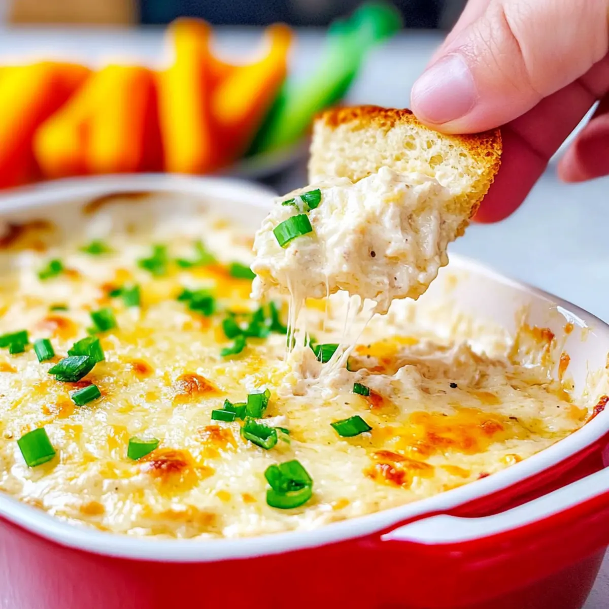 Creamy Chicken Caesar Dip