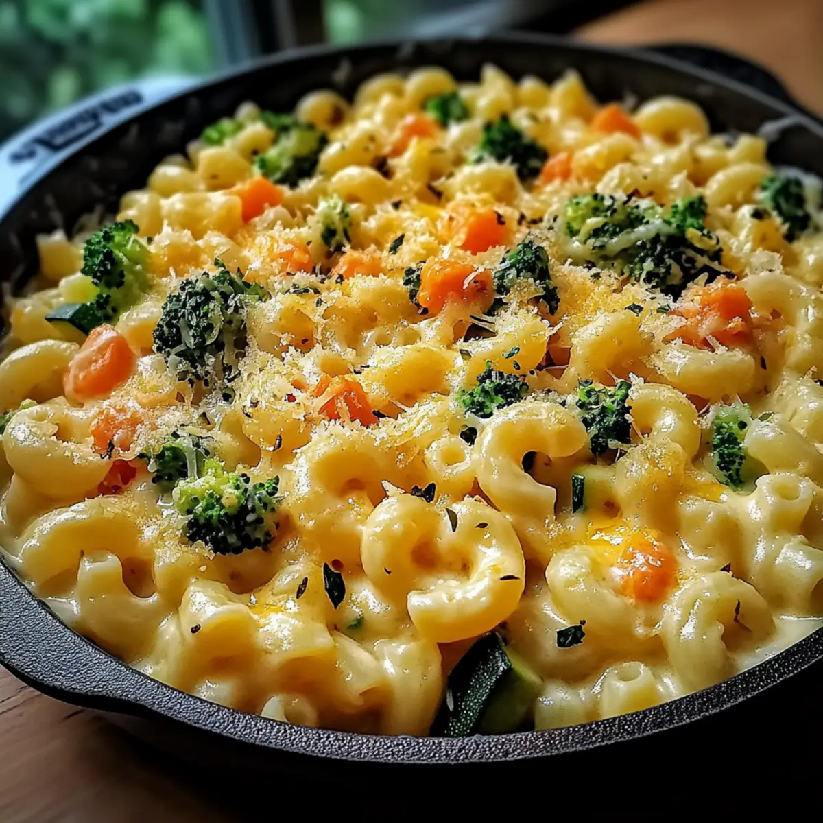 One Pot Veggie Mac and Cheese