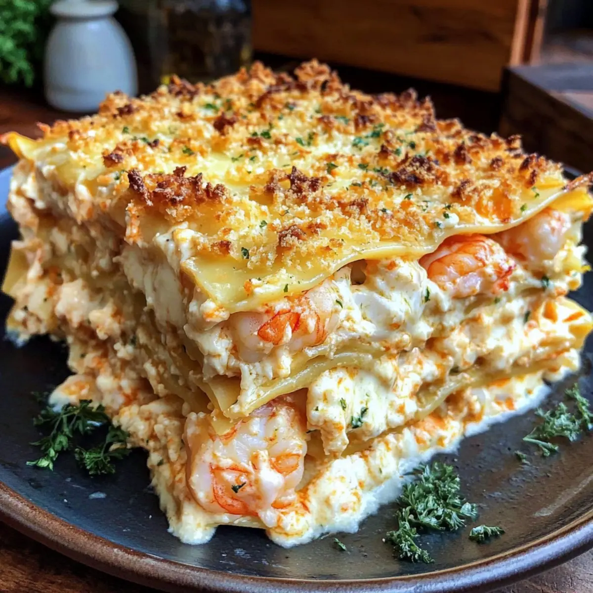Shrimp Crab Lasagna