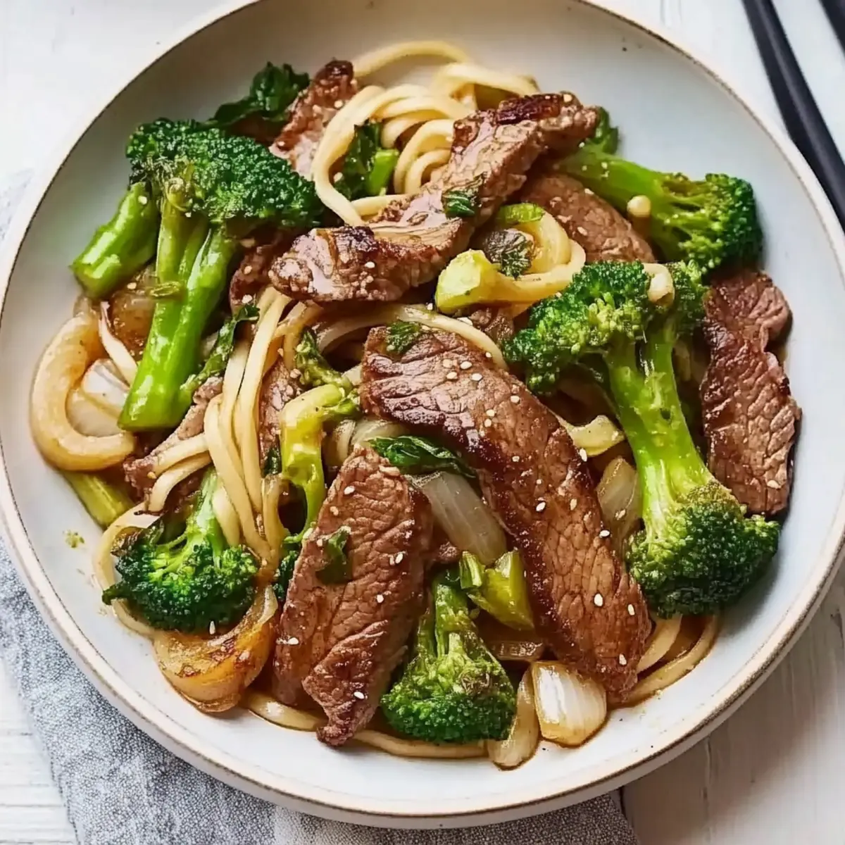 Miso Ginger Beef and Broccoli