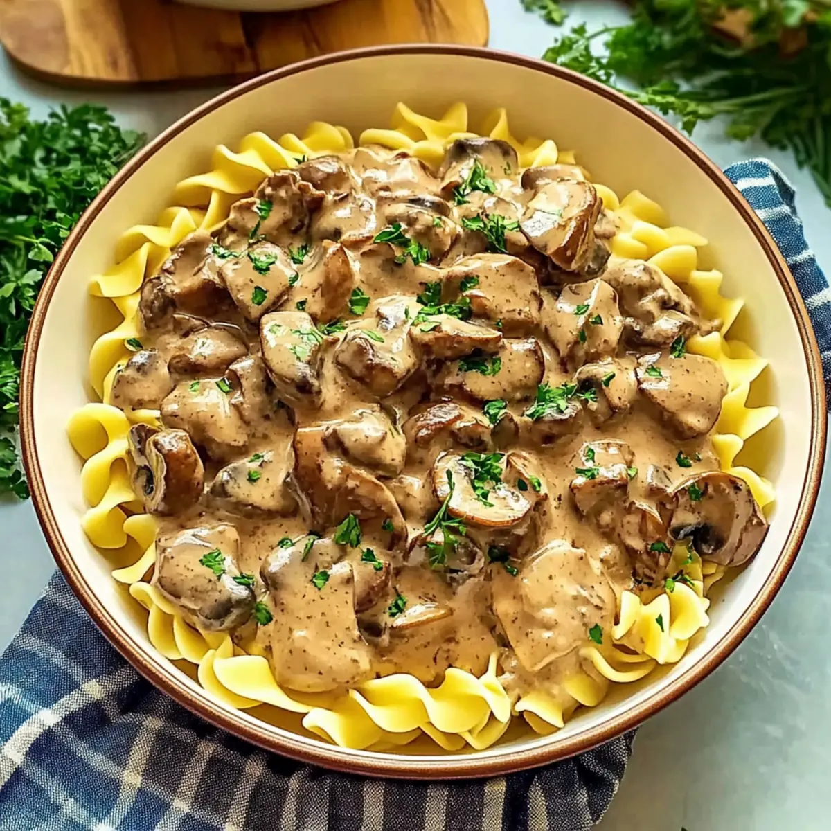Slow Cooker Beef Stroganoff