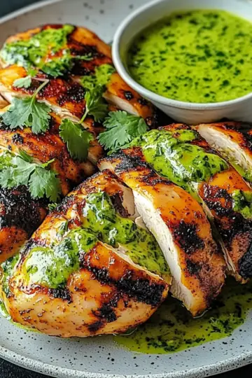 Peruvian Chicken with Aji Verde