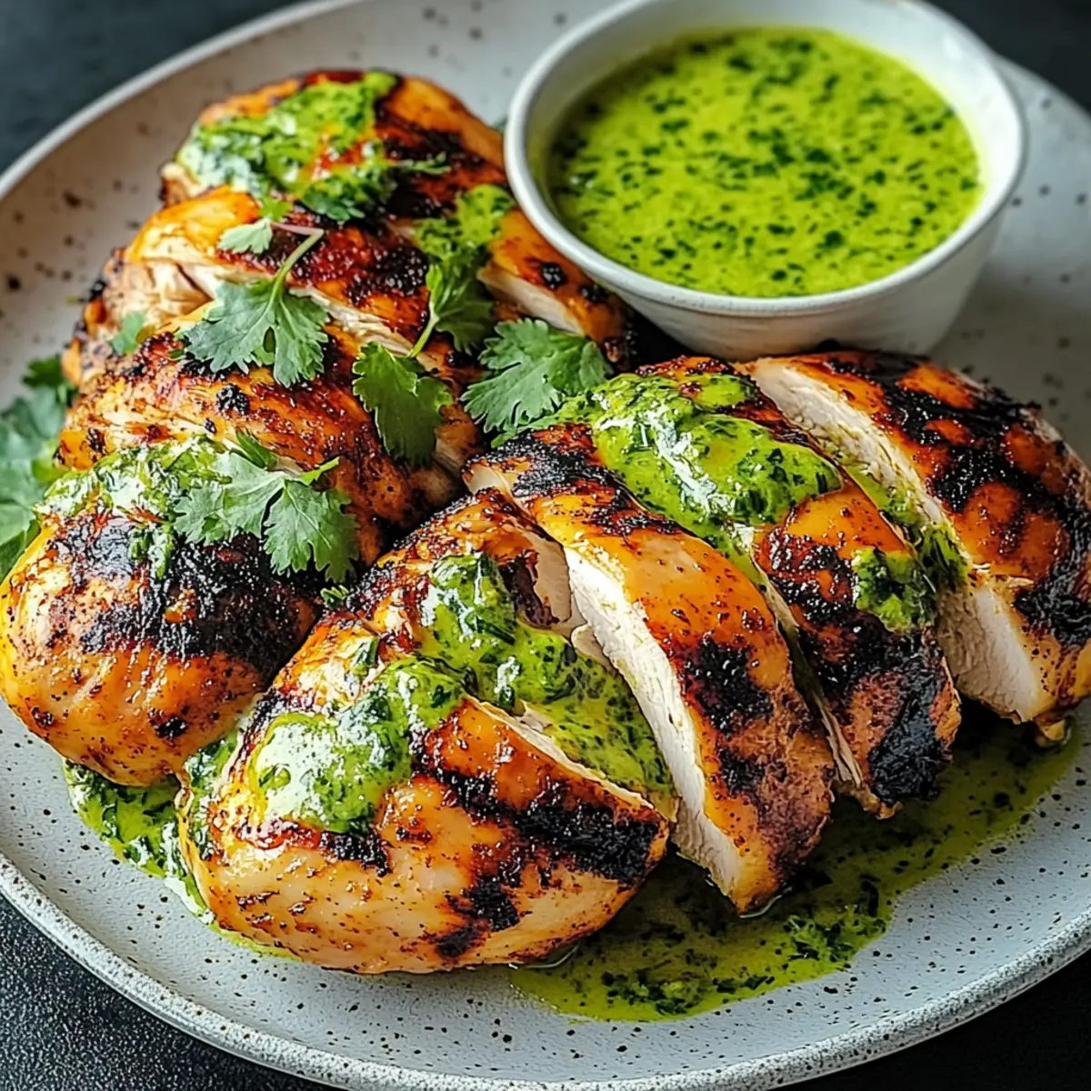 Peruvian Chicken with Aji Verde