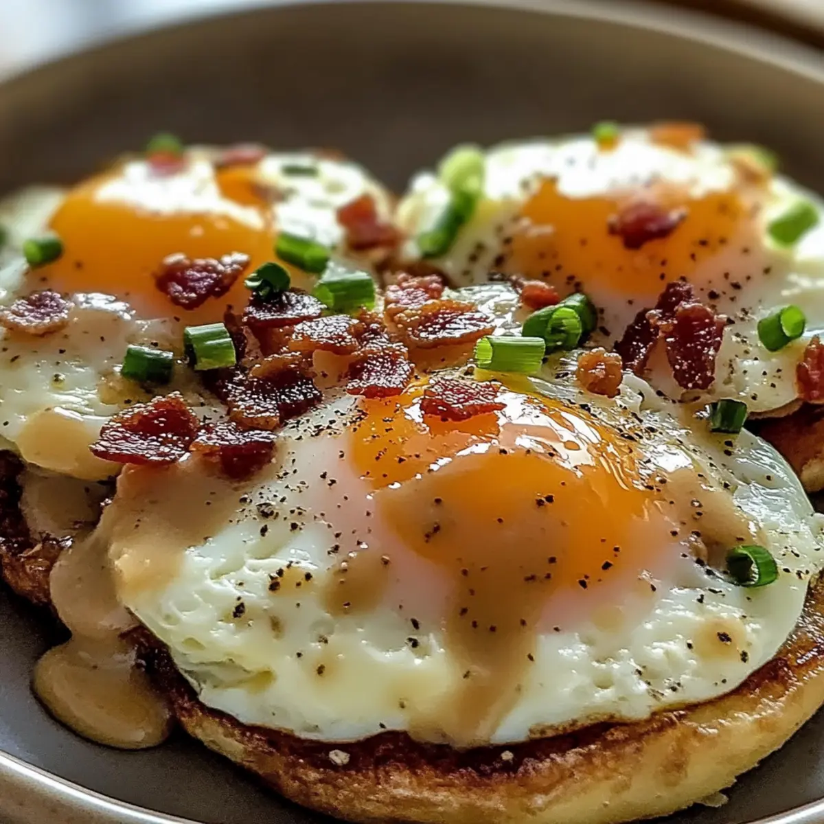 Egg Topped Hash Browns