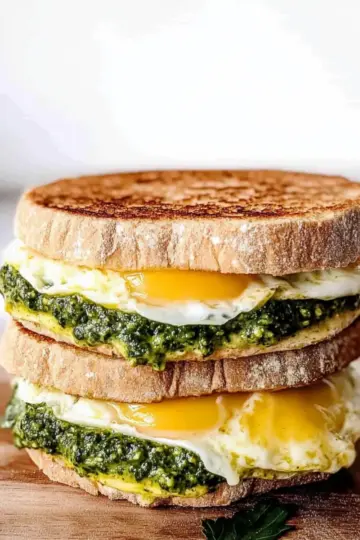 Pesto Egg Breakfast Sandwich