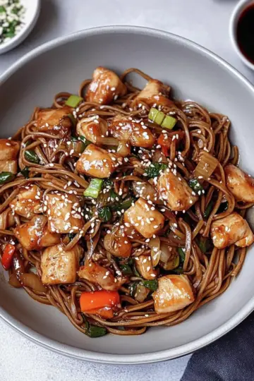 Garlic Ginger Soba Noodle