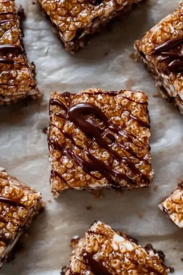 Vietnamese Coffee Rice Krispie Treats