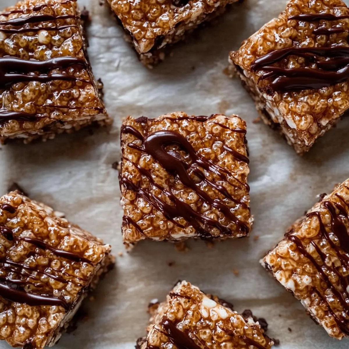 Vietnamese Coffee Rice Krispie Treats