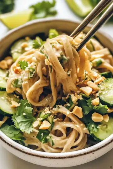 Creamy Sesame Noodle Salad