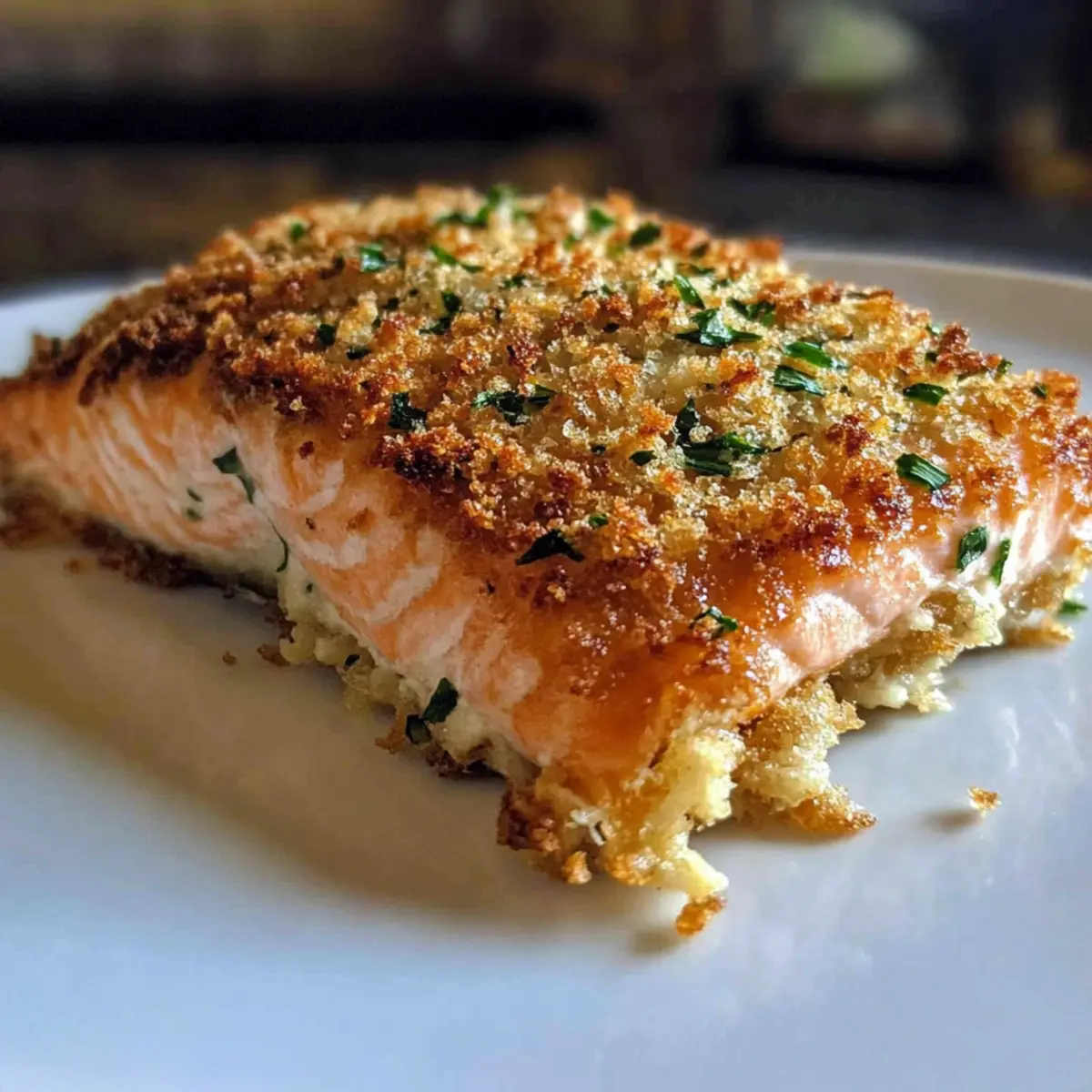 Parmesan Crusted Baked Salmon