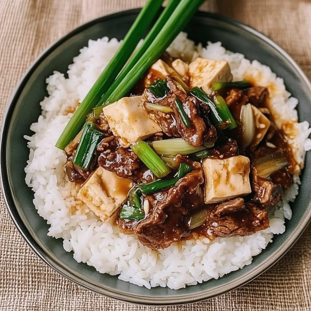 Beef Tofu Stir Fry