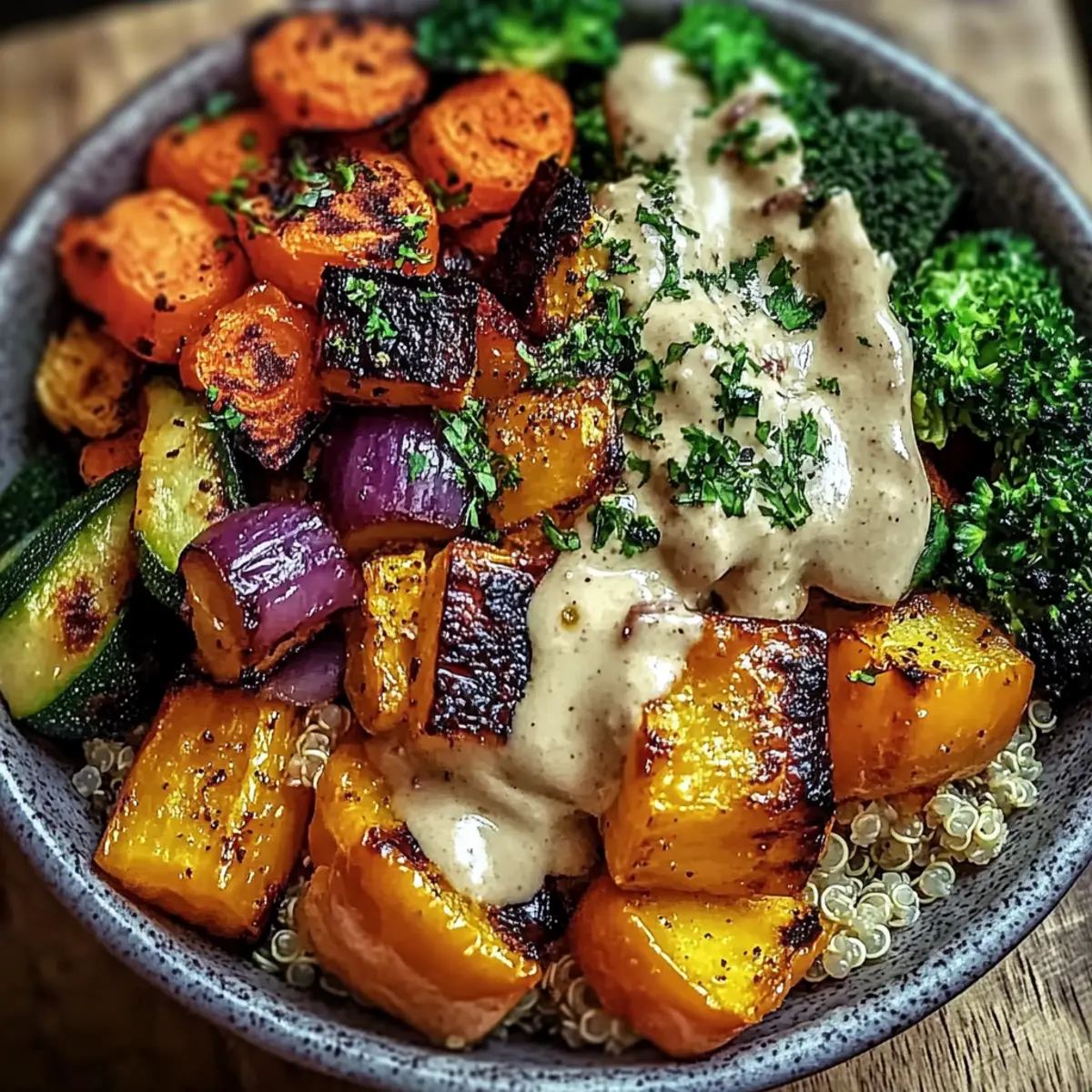 Roasted Veggie Bliss Bowls