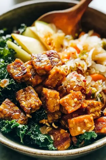 Maple-Mustard Tempeh Bowls
