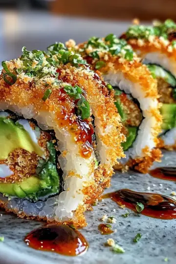 Spicy Baked Volcano Roll