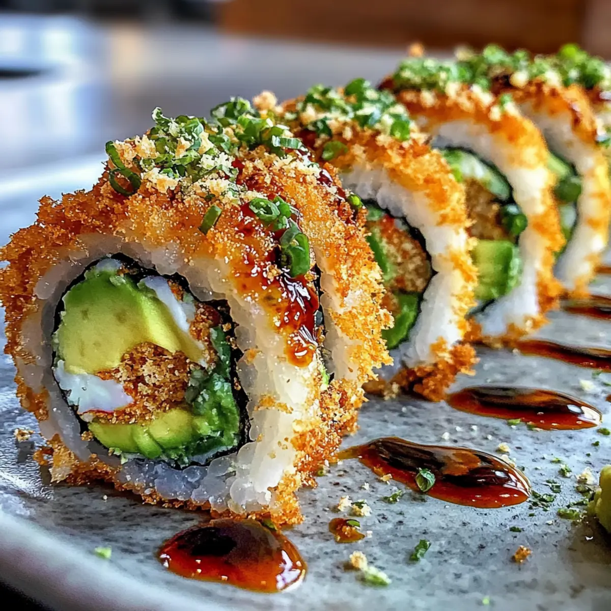 Spicy Baked Volcano Roll