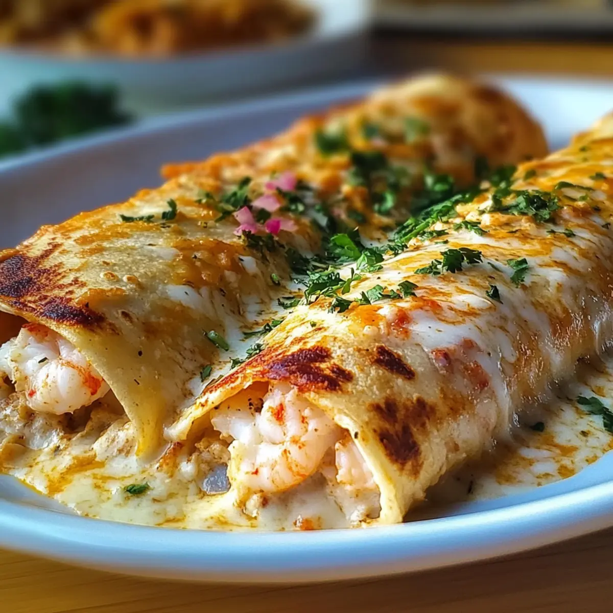 Seafood Enchiladas